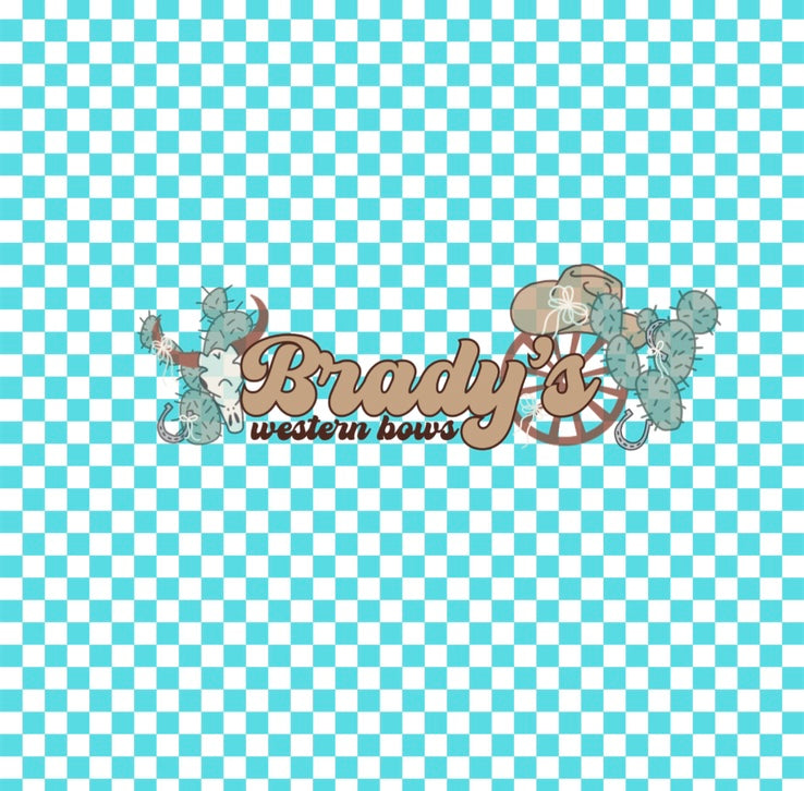 Turquoise Checkered