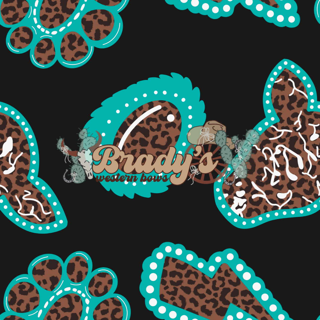Cheetah & Turquoise