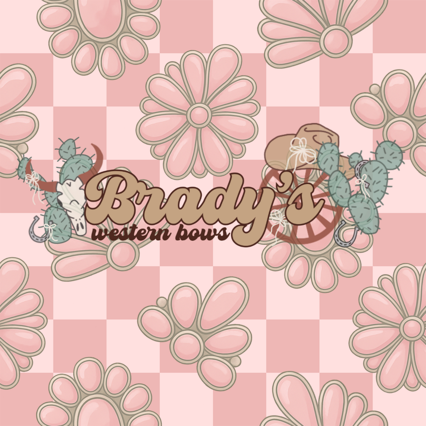 Pink Checkered