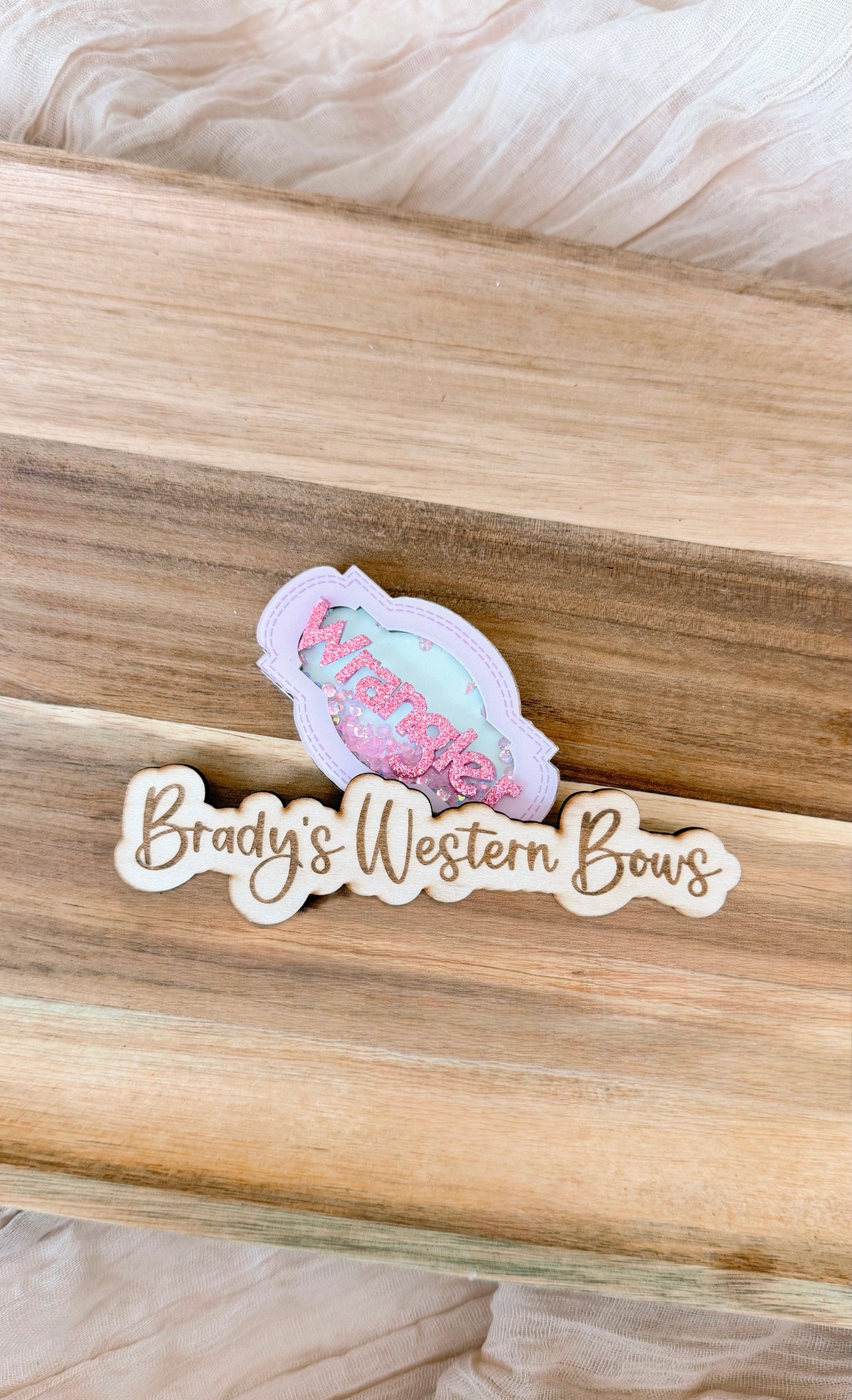 Pink Glitter Wrangler