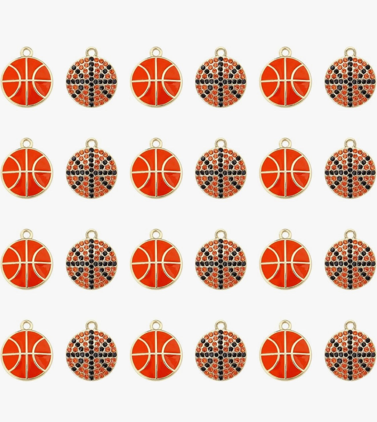 Basketball Charms (non glitter )