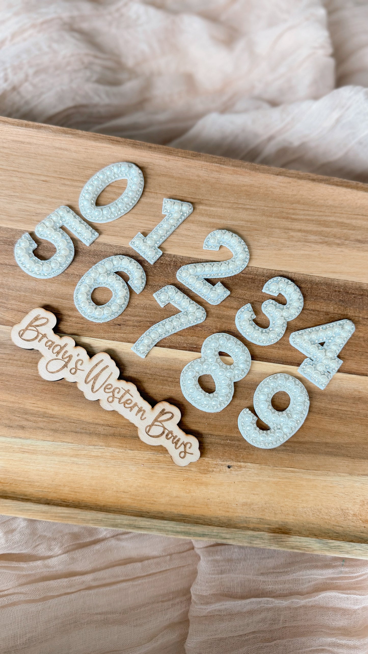 Pearl Letters & Numbers