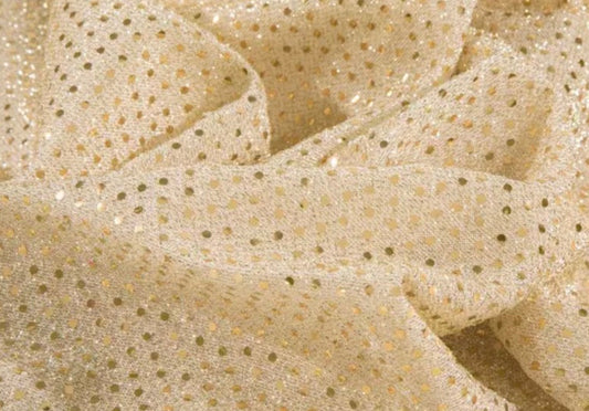 Gold Glitter Mesh
