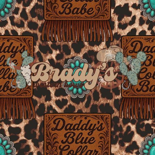 Daddy’s blue collar