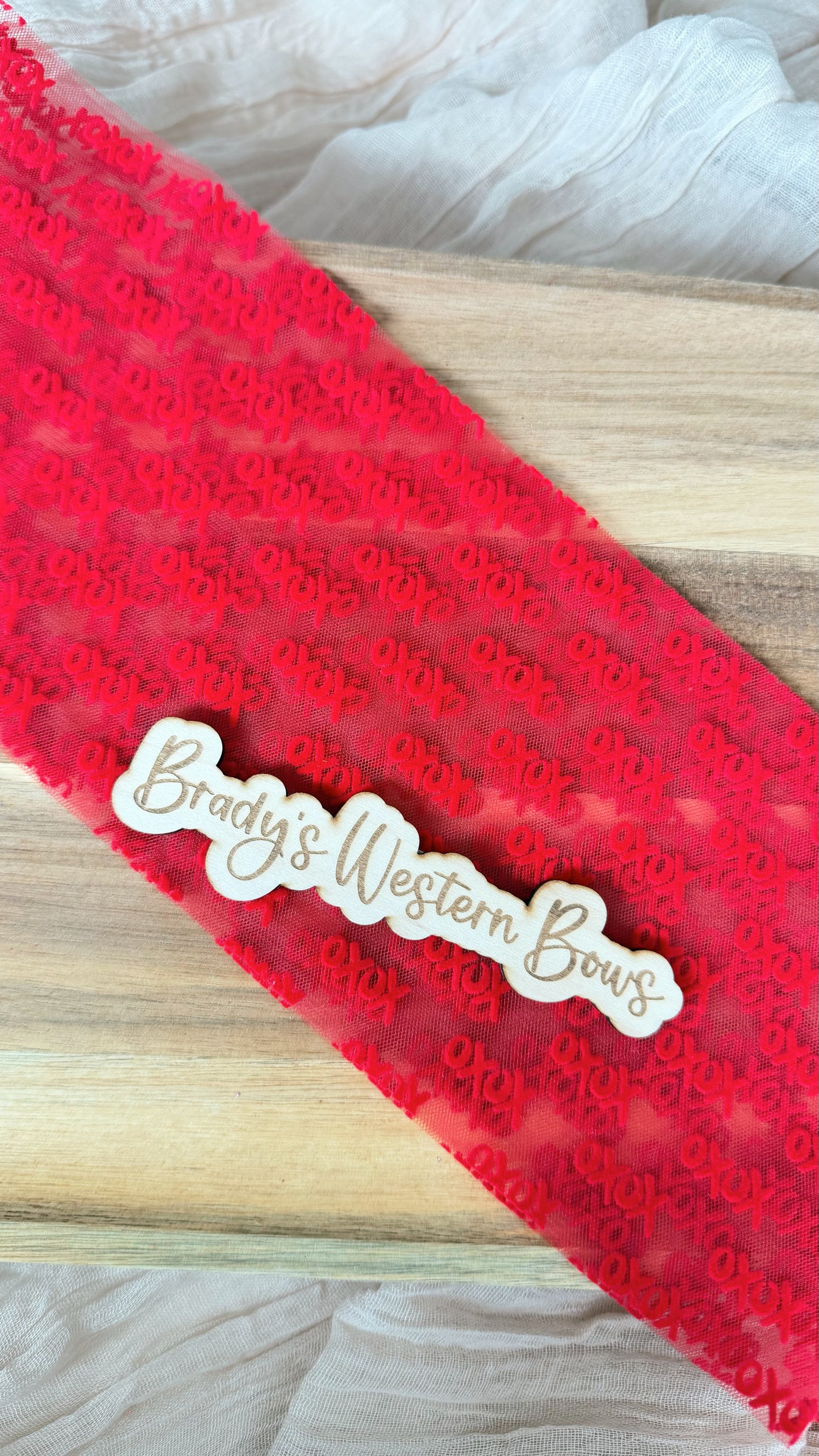 Xoxo Red mesh