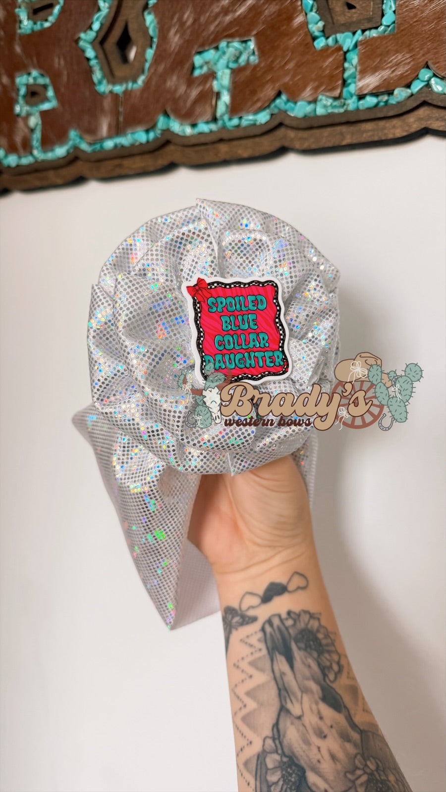 Spoiled Blue Collar Daughter acrylic